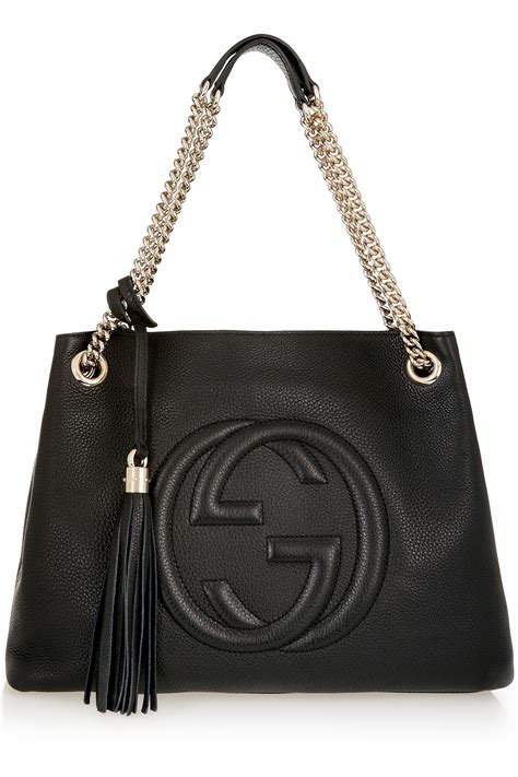 gucci soho medium textured leather shoulder bag|gucci soho large hobo bag.